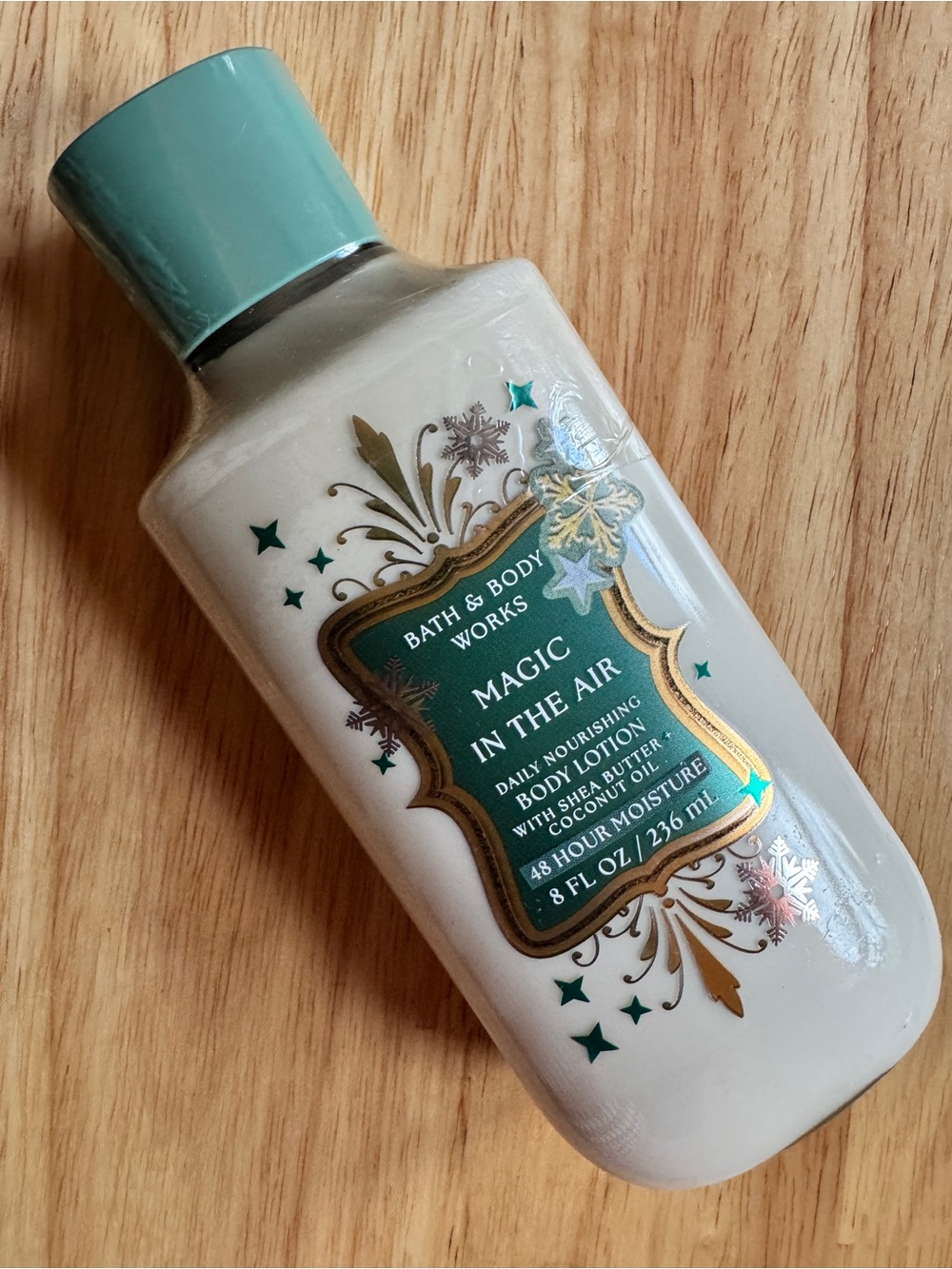 Bath & Body Works Magic in the Air Body Lotion - Teal, White, Gold